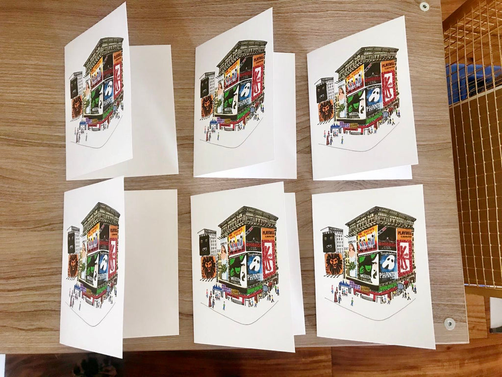 Broadway Show Time Greeting Card Set