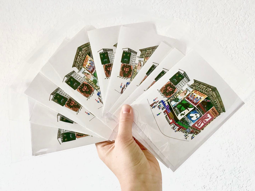 Broadway Show Time Greeting Card Set