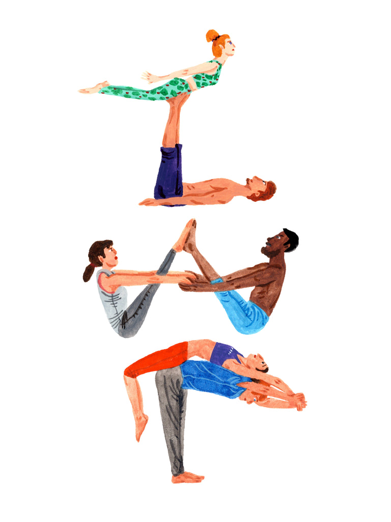 Couple Yoga Posts