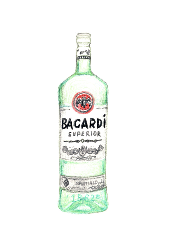 Favorite Liquor Print - Tito's, Bacardi, Capital Morgan, Crown Royal, BAILEYS, KAHLUA