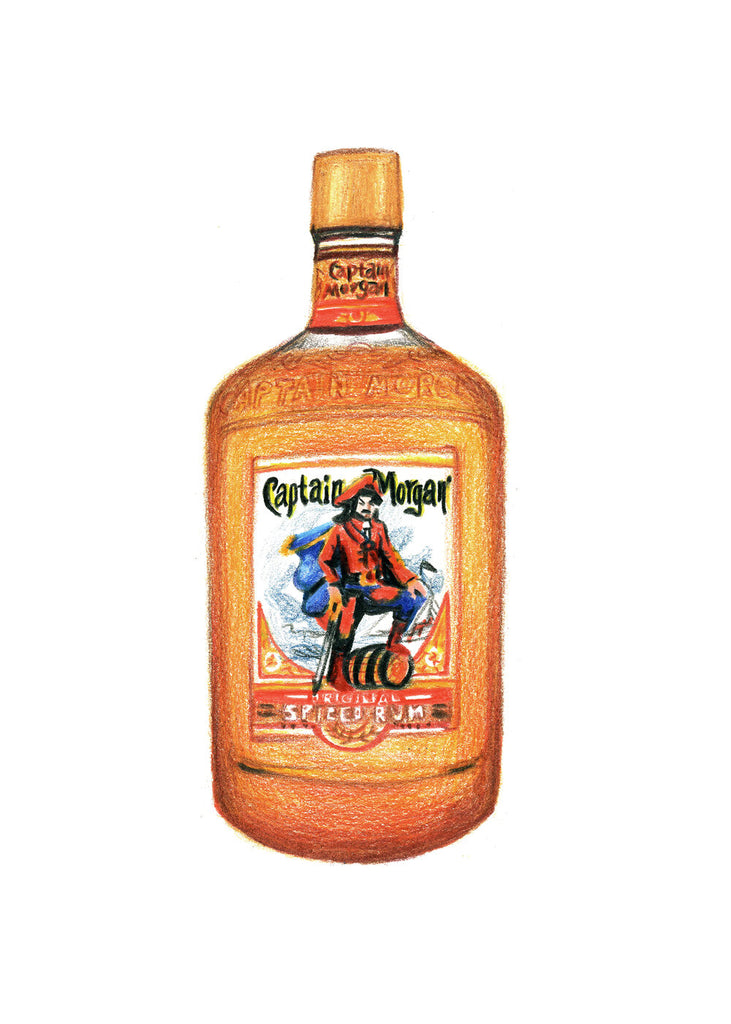 Favorite Liquor Print - Tito's, Bacardi, Capital Morgan, Crown Royal, BAILEYS, KAHLUA