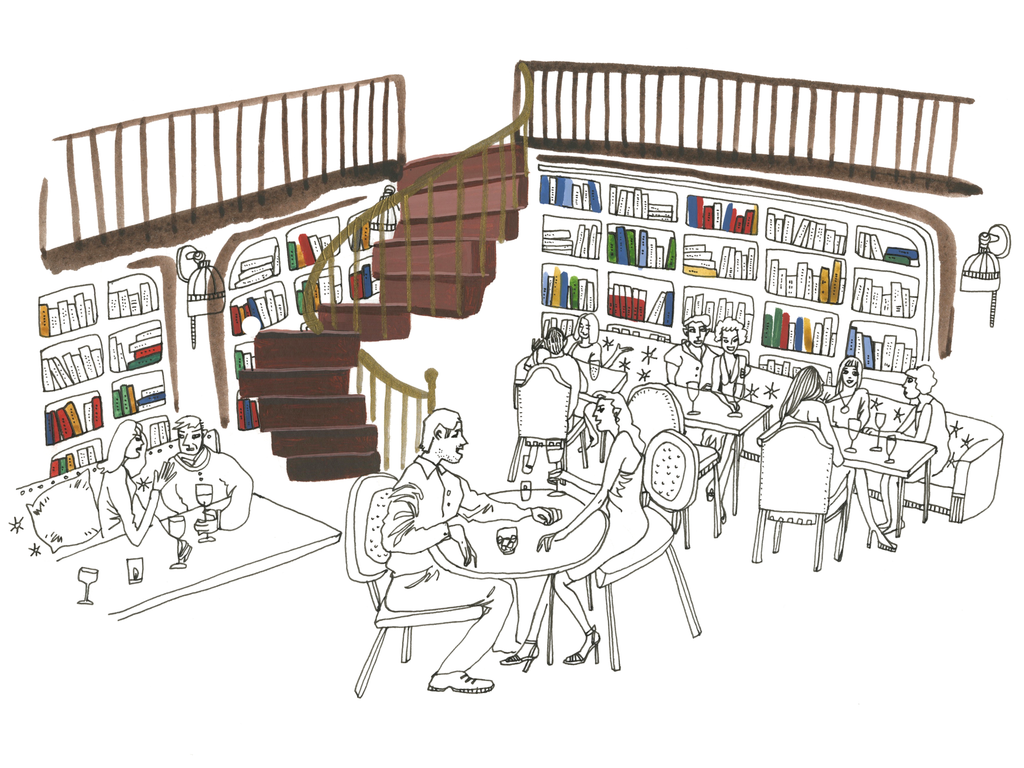 A Bar of Knowledge - Library Bar NYC