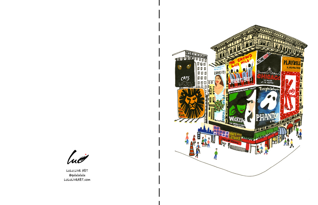 Broadway Show Time Greeting Card Set