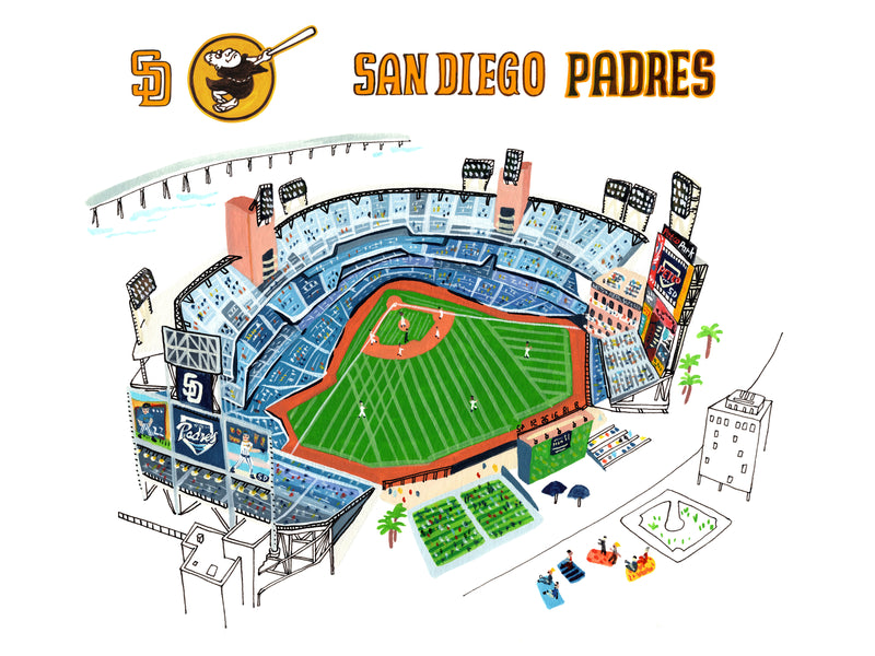 San Diego Padres - Petco Park – LULU.LIVE ART